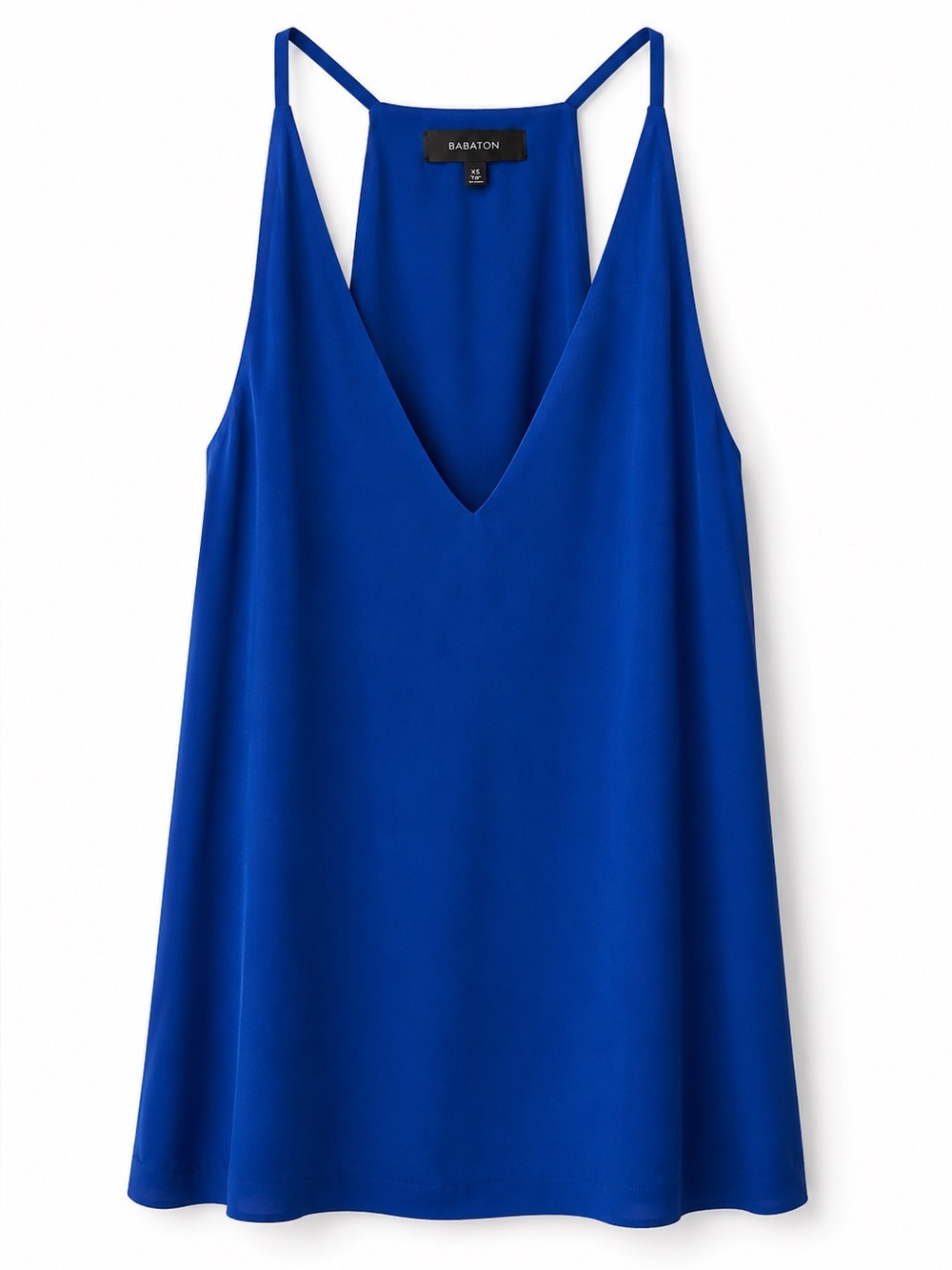 Babaton Cobalt Blue V-Neck Slip Cami